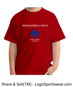 Gildan  Cotton Youth T-shirt, Tech Academy Level 1 Design Zoom